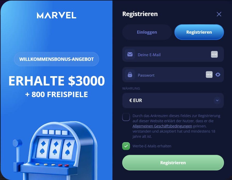 Marvel Casino: Superhelden-Slots & 15 € gratis Bonus image 4